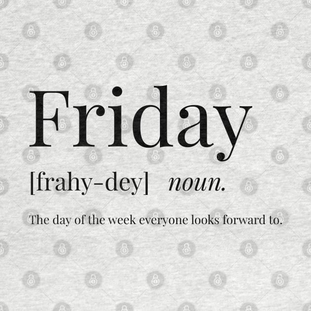 Friday Definition by definingprints